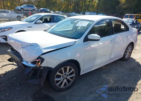 2013 Volkswagen Jetta 2.0L S из США, поврежденный, VIN 3VW2K7AJ6DM378925